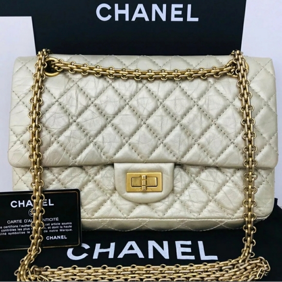 CHANEL Handbags - 🎉HP X2🎉CHANEL  Reissue Gold Double Flap Calfskin
